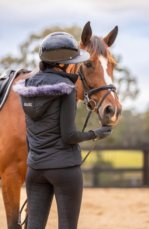 BARE FlexForm Sculpting Riding Tights - Black